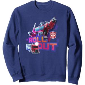 imageTransformers EarthSpark Optimus Prime Leader Pose SweatshirtNavy Blue