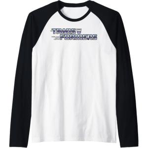 imageTransformers Purple Gradient Logo Raglan Baseball TeeBlackWhite