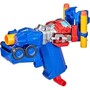 imageTransformers Toys Rise of The Beasts Movie 2in1 Optimus Prime Blaster Powered by Nerf for Ages 6 and Up 7inch