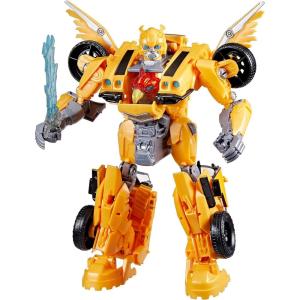 imageTransformers Toys Rise of The Beasts Movie BeastMode Bumblebee Converting Toy with Lights and Sounds Ages 6 and up 10inchBEAST MODE BUMBLEBEE