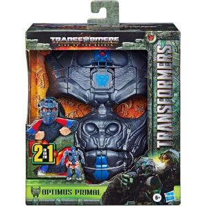 imageTransformers Toys Rise of The Beasts Movie Bumblebee 2in1 Converting Roleplay Mask Action Figure for Ages 6 and Up 9inchOptimus Primal