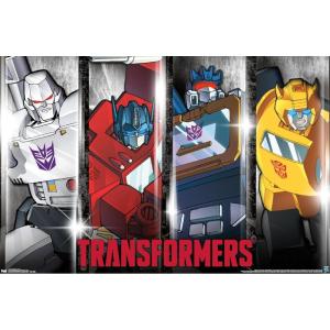 imageTrends International Hasbro Transformers  Classic Wall Poster 22375quot x 34quot Premium Poster ampamp Mount BundlePremium Unframed Version