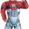 imageDisguise costumes Optimus Prime Rescue Bot Toddler Muscle CostumeRedBlue