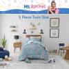 imageFranco Transformers Battle in Brooklyn Optimus Prime Kids Super Soft Comforter and Sheet Set with Sham 5 Piece Full Size Official Licensed ProductMs Rachel