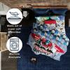 imageFranco Transformers Battle in Brooklyn Optimus Prime Kids Super Soft Comforter and Sheet Set with Sham 5 Piece Full Size Official Licensed ProductTransformers