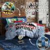 imageFranco Transformers Battle in Brooklyn Optimus Prime Kids Super Soft Comforter and Sheet Set with Sham 5 Piece Full Size Official Licensed ProductTransformers
