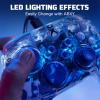 imagePDP REALMz Nintendo Switch Pro Controller Customizable LED Lighting 35mm Headphone Jack Officially Licensed by Nintendo and Hasbro Transformers Optimus Prime City BattleSonic Speed