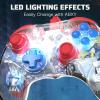 imagePDP REALMz Nintendo Switch Pro Controller Customizable LED Lighting 35mm Headphone Jack Officially Licensed by Nintendo and Hasbro Transformers Optimus Prime City BattleOptimus Prime