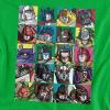 imagePopfunk Classic Transformers Squares T Shirt ampamp StickersKelly Green