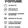 imagePopfunk Official Game Night Adult Unisex Classic RingSpun TShirt CollectionThe Flexible  Stone Grey