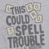 imagePopfunk Official Game Night Adult Unisex Classic RingSpun TShirt CollectionThe Spelling Bee  Grey Heather