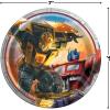 imageRound Dessert Paper Plates  7quot Transformers 8 Pcs