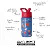 imageSimple Modern Kids Summit Water Bottle with Straw Lid  Transformers 14oz Stainless Steel Cup Insualted Tumbler for Toddlers Boys School  Transformer Bumble BeeSports Balls
