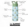 imageSimple Modern Kids Summit Water Bottle with Straw Lid  Transformers 14oz Stainless Steel Cup Insualted Tumbler for Toddlers Boys School  Transformer Bumble BeeTractor Fun
