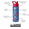 imageSimple Modern Kids Summit Water Bottle with Straw Lid  Transformers 14oz Stainless Steel Cup Insualted Tumbler for Toddlers Boys School  Transformer Bumble BeeSports Balls