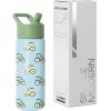 imageSimple Modern Kids Summit Water Bottle with Straw Lid  Transformers 14oz Stainless Steel Cup Insualted Tumbler for Toddlers Boys School  Transformer Bumble BeeTractor Fun