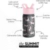 imageSimple Modern Kids Summit Water Bottle with Straw Lid  Transformers 14oz Stainless Steel Cup Insualted Tumbler for Toddlers Boys School  Transformer Bumble BeeUnicorn Fields