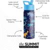 imageSimple Modern Kids Summit Water Bottle with Straw Lid  Transformers 14oz Stainless Steel Cup Insualted Tumbler for Toddlers Boys School  Transformer Bumble BeeJurassic Jungle