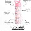 imageSimple Modern Kids Summit Water Bottle with Straw Lid  Transformers 14oz Stainless Steel Cup Insualted Tumbler for Toddlers Boys School  Transformer Bumble BeeConfetti