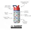 imageSimple Modern Kids Summit Water Bottle with Straw Lid  Transformers 14oz Stainless Steel Cup Insualted Tumbler for Toddlers Boys School  Transformer Bumble BeeRad Dino