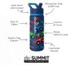 imageSimple Modern Kids Summit Water Bottle with Straw Lid  Transformers 14oz Stainless Steel Cup Insualted Tumbler for Toddlers Boys School  Transformer Bumble BeeMonster Truck Rally