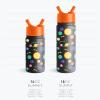 imageSimple Modern Kids Summit Water Bottle with Straw Lid  Transformers 14oz Stainless Steel Cup Insualted Tumbler for Toddlers Boys School  Transformer Bumble BeeCoComelon Pink Melon