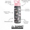 imageSimple Modern Kids Summit Water Bottle with Straw Lid  Transformers 14oz Stainless Steel Cup Insualted Tumbler for Toddlers Boys School  Transformer Bumble BeeUnicorn Fields