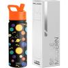 imageSimple Modern Kids Summit Water Bottle with Straw Lid  Transformers 14oz Stainless Steel Cup Insualted Tumbler for Toddlers Boys School  Transformer Bumble BeeSolar System