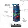 imageSimple Modern Kids Summit Water Bottle with Straw Lid  Transformers 14oz Stainless Steel Cup Insualted Tumbler for Toddlers Boys School  Transformer Bumble BeeMonster Truck Rally