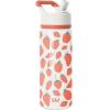 imageSimple Modern Kids Summit Water Bottle with Straw Lid  Transformers 14oz Stainless Steel Cup Insualted Tumbler for Toddlers Boys School  Transformer Bumble BeeStrawberries on Cream