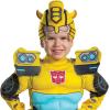 imageToddlers Muscle Transformer Costumes for Boys Padded Character JumpsuitBumblebee