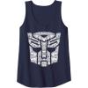 imageTransformers Autobots Icon Collage Filled Logo Tank TopNavy Blue