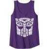 imageTransformers Autobots Icon Collage Filled Logo Tank TopPurple