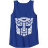 imageTransformers Autobots Icon Collage Filled Logo Tank TopRoyal Blue