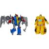 imageTransformers Bumblebee Cyberverse Adventures Dinobots Unite Toys Dino Combiners Wheelgrim 2Pack Action Figures Ages 6 and Up 45inchBumbleswoop 2Pack