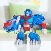 imageTransformers Dinobot Adventures Optimus Prime TRex Converting Toy with Lights and Sounds 9 Inch Action Figure Ages 3 and Up Amazon Exclusive