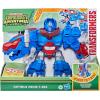 imageTransformers Dinobot Adventures Optimus Prime TRex Converting Toy with Lights and Sounds 9 Inch Action Figure Ages 3 and Up Amazon Exclusive