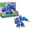 imageTransformers Dinobot Adventures Optimus Prime TRex Converting Toy with Lights and Sounds 9 Inch Action Figure Ages 3 and Up Amazon Exclusive