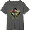 imageTransformers One All Are One Orion Pax ampamp D16 Logo TShirtAsphalt Grey