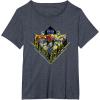 imageTransformers One All Are One Orion Pax ampamp D16 Logo TShirtHeather Blue