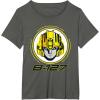 imageTransformers One B127 Bumblebee Face Poster TShirtAsphalt Grey