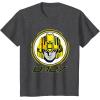 imageTransformers One B127 Bumblebee Face Poster TShirtDark Heather Grey