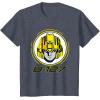 imageTransformers One B127 Bumblebee Face Poster TShirtHeather Blue