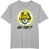 imageTransformers One B127 Bumblebee Face Poster TShirtHeather Grey