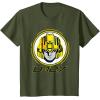imageTransformers One B127 Bumblebee Face Poster TShirtOlive Green