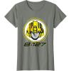 imageTransformers One B127 Bumblebee Face Poster TShirtOlive Heather