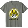 imageTransformers One B127 Bumblebee Face Poster TShirtOlive Heather