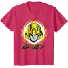 imageTransformers One B127 Bumblebee Face Poster TShirtRed Heather