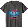 imageTransformers One I Am Optimus Prime Epic Portrait TShirtAsphalt Grey