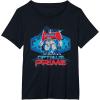 imageTransformers One I Am Optimus Prime Epic Portrait TShirtBlack